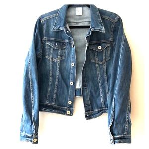 Cropped Denim Jean Jacket